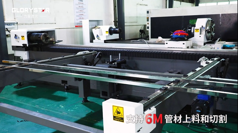 6000瓦雙卡盤激光切管機，高效率，高精度，高品質(zhì)